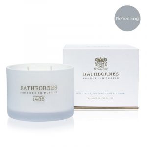Wild Mint, Watercress & Thyme Scented Classic Candle By Rathbornes
