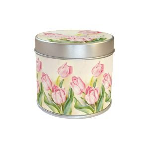 Pink Tulips scented Candles by Sköna Ting (Sweden)