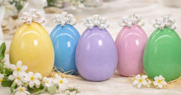 Porcelain Eggs - Made in Italy
